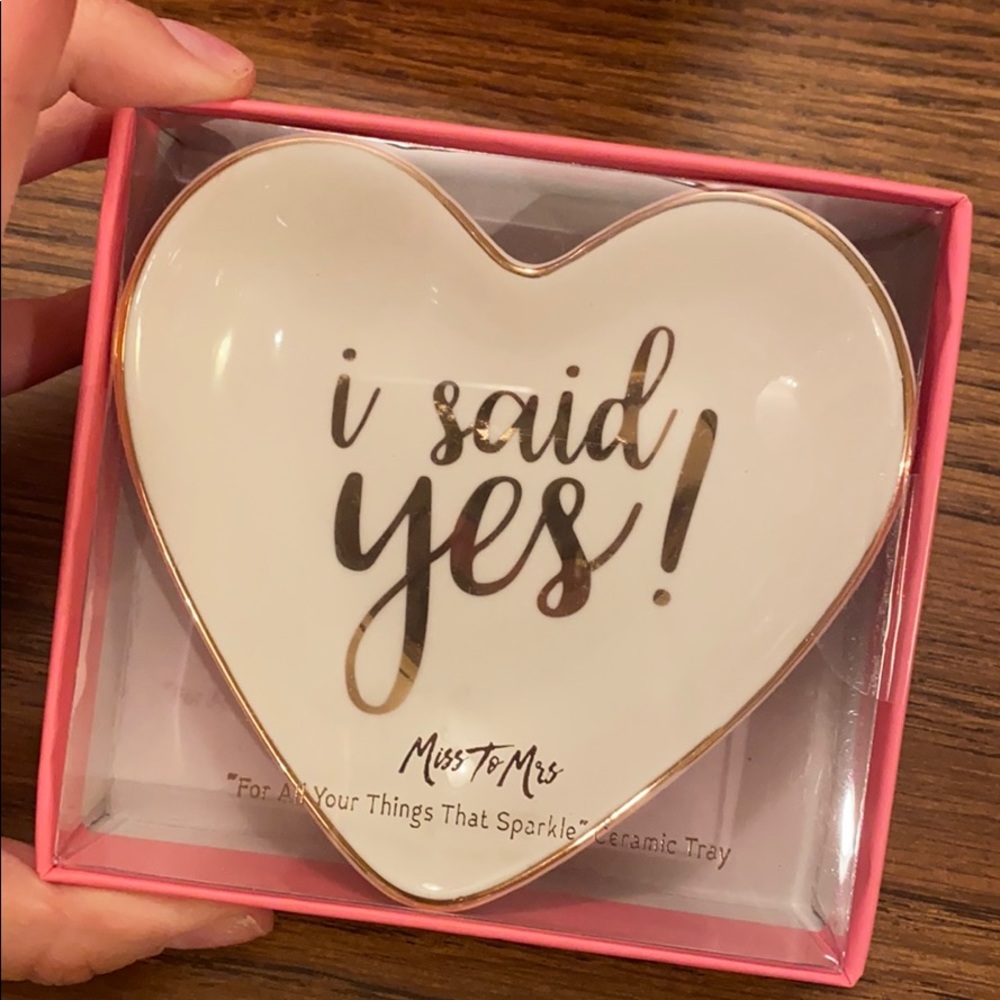 “I Said Yes!” Ring Dish